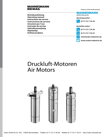 Betriebsanleitung Zum Druckluftmotor | Manualzz