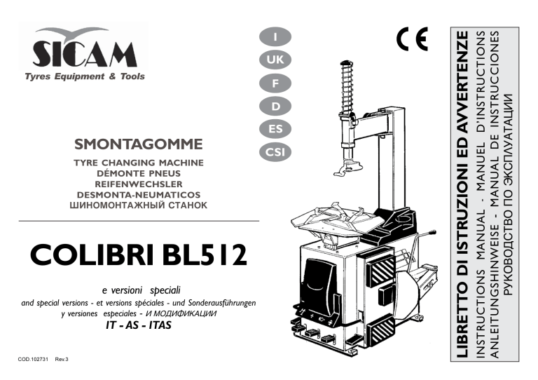 Colibri Bl512 Pmd Manualzz
