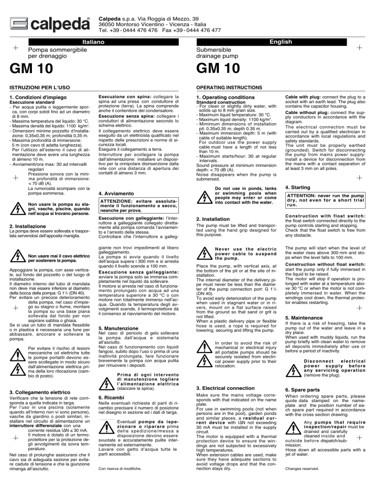 Gm 10 Gm 10 Manualzz