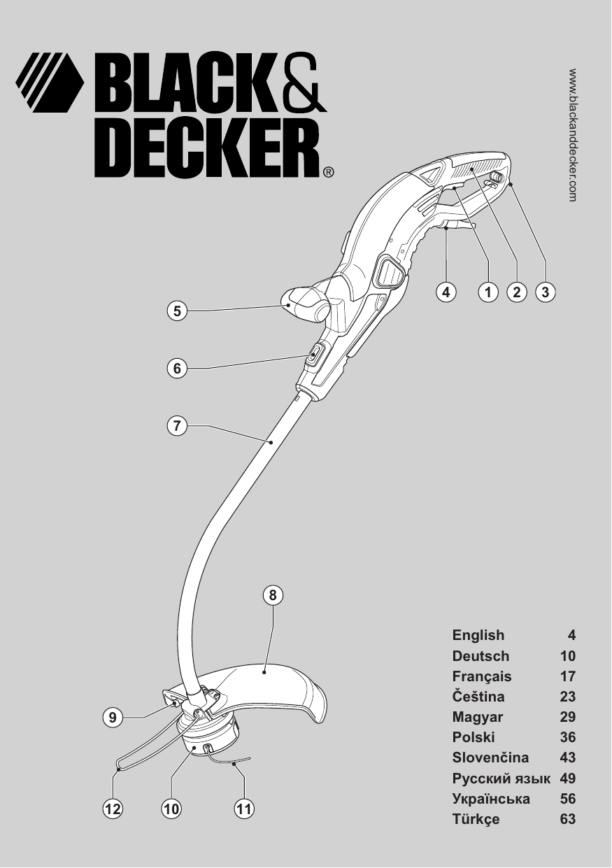 Инструкция по эксплуатации gl. Блэк Деккер gl 741. Gl1000 Black and Decker и gl701. Катушка для триммера Black Decker gl7033. Black&Decker gl350