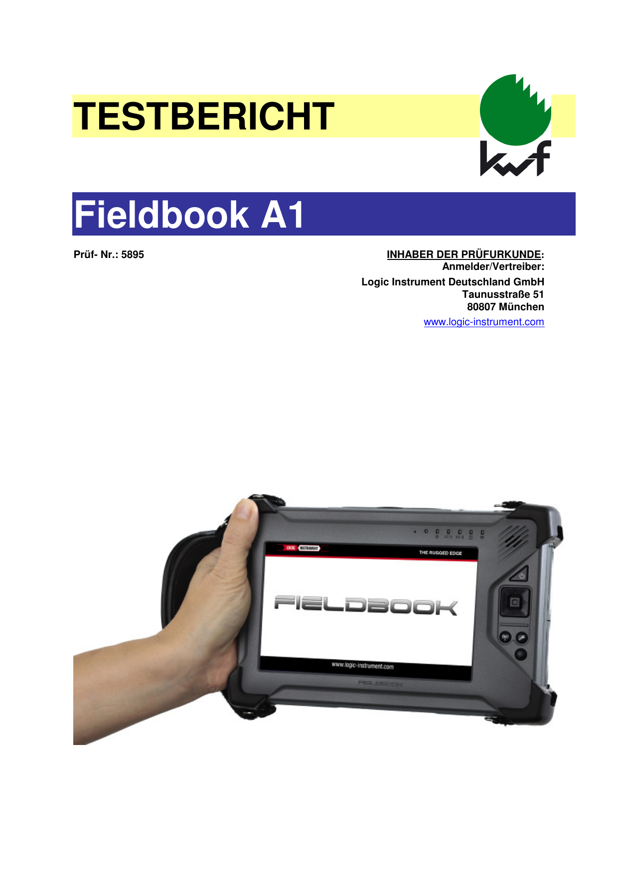 TESTBERICHT Fieldbook A1 Manualzz