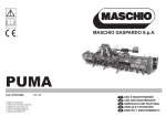 MASCHIO GASPARDO PUMA Rotary Cultivator User Manual