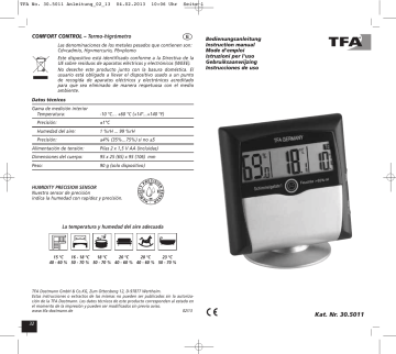 FS-TFA TFA 12.1009 Indoor Thermometer Walnut/Gold 