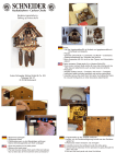 Cuckoo Clock User Manual