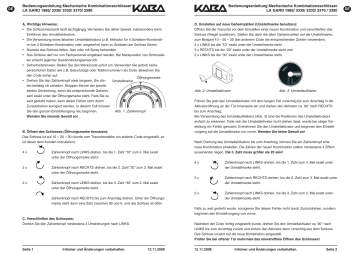 Kaba LA GARD 3330 Manual | Manualzz