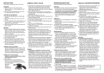 Chef's Blow Torch 7541 250 User Manual