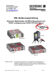 Battery Charger DBL MPC4 User Manual