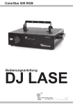 DJ LASE ColorStar 500 RGB Bedienungsanleitung