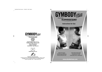 Slendertone Gymbody Plus | Manualzz