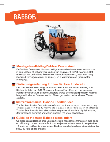 Montagehandleiding Babboe Peuterstoel Bedienungsanleitung für | Manualzz