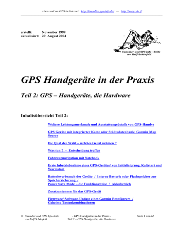 Externe active Antenne GPS Avec Magnetfuß pour Garmin Emap