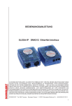 SLESA IP DMX512 Interface Bedienungsanleitung