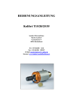 Kolibri T15/20/25/35 Bedienungsanleitung