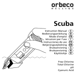 Scuba water tester Instruction Manual