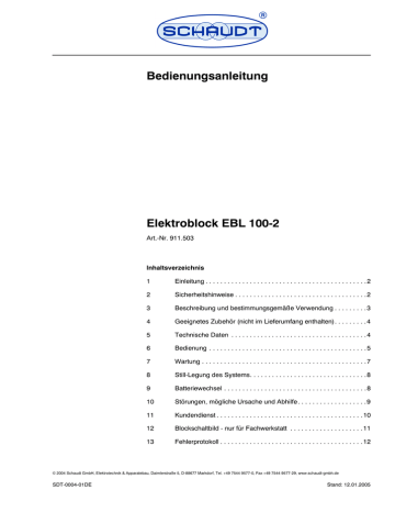 schaudt ems 02 bedienungsanleitung