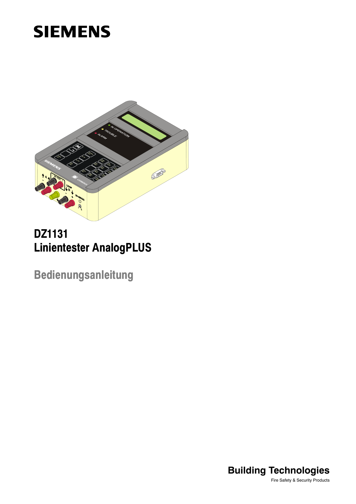 Dz1131 Linientester Analogplus Bedienungsanleitung Manualzz