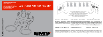 EMS | User manual | AIR-FLOW MASTER PIEZON® | Manualzz
