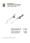 Welding and Cutting Torch Instruction Manual