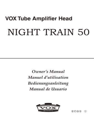 Night Train 50 owner's manual | Manualzz