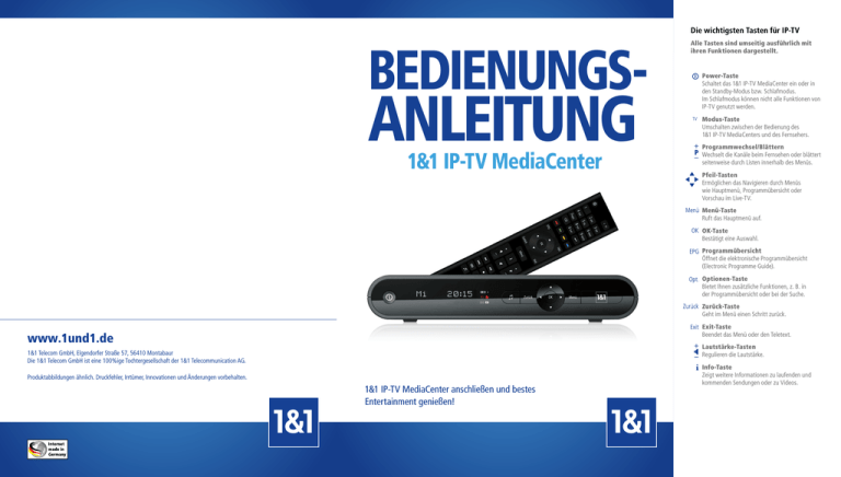 1und1 mediacenter