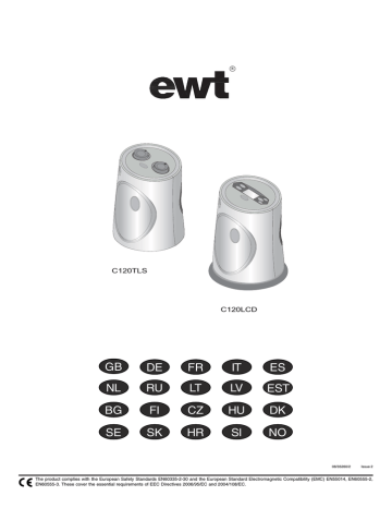 EWT C120TLS, C120LCD Handleiding | Manualzz