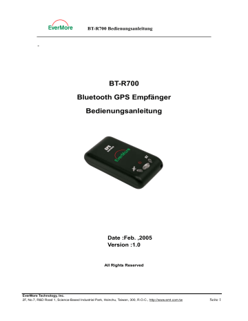 BT-R700 Anleitung Deutsch | Manualzz