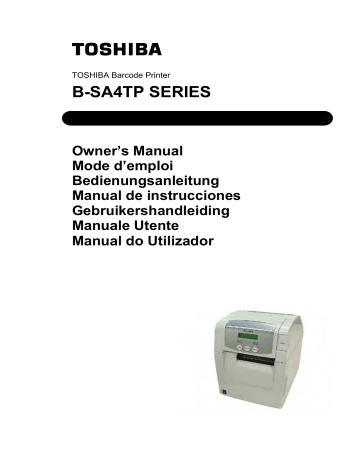 Toshiba B-SA4TP SERIES | Manualzz