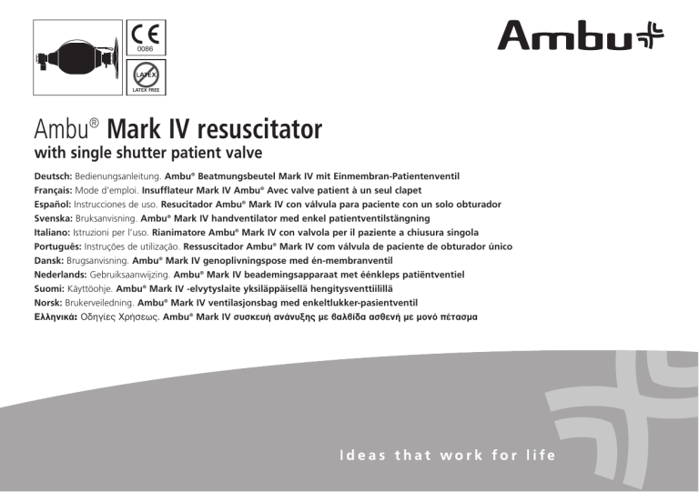 Mark Iv Resuscitator Manualzz