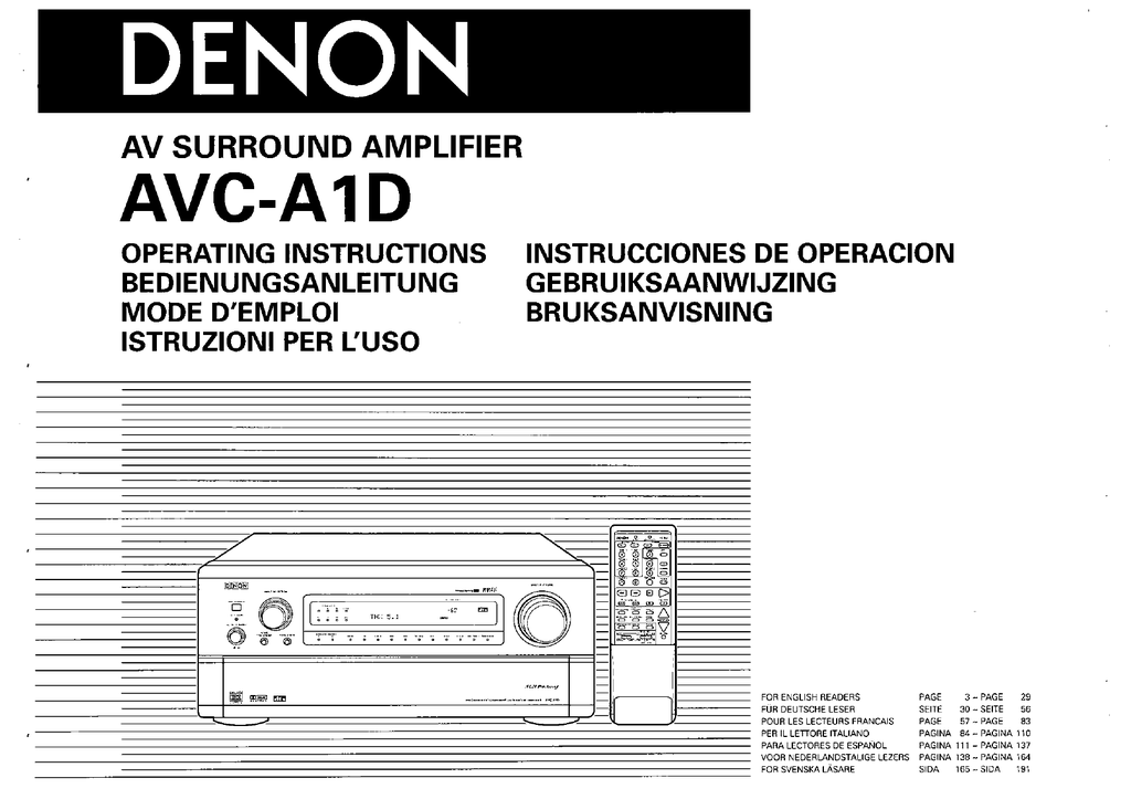 Denon Zvukomir Manualzz