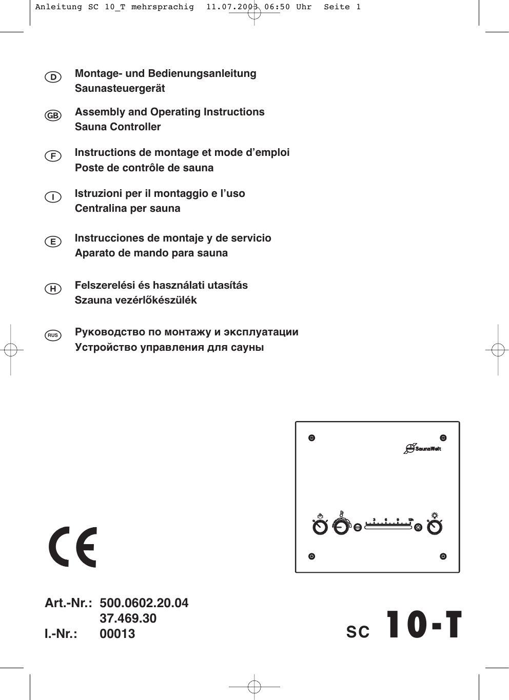 Steuerung Ofen Manualzz