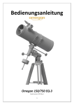 Omegon EQ-3 150/750 Bedienungsanleitung
