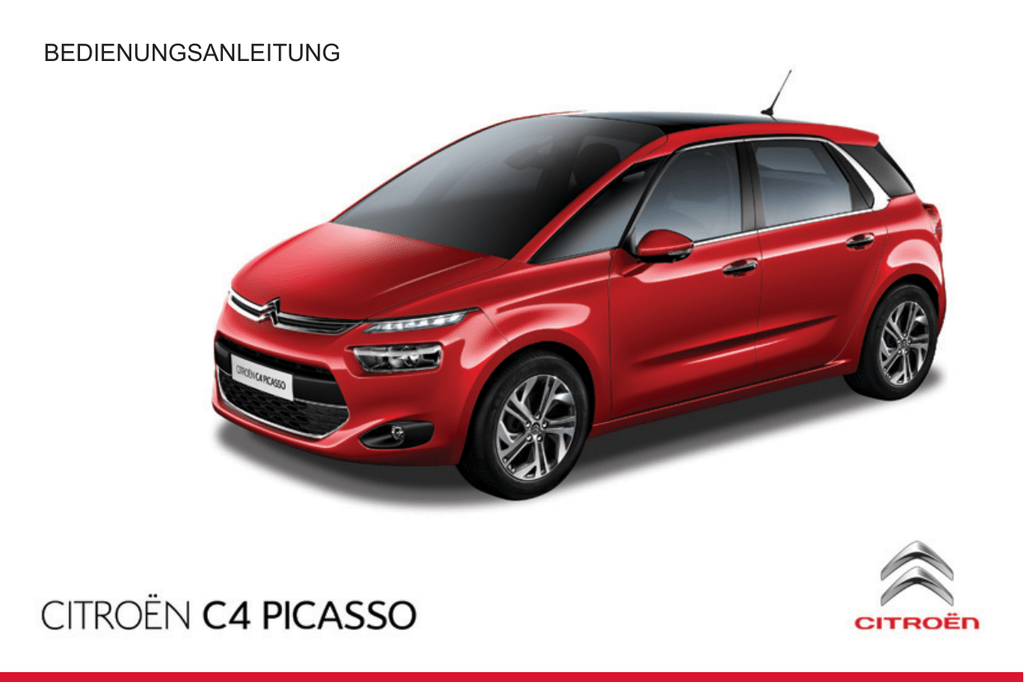 Citroën C4 Picasso & Grand C4 Picasso Bedienungsanleitung 2016-2018 