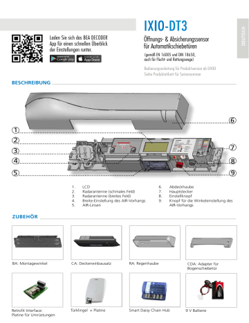 Bedienungsanleitung IXIO-DT3 PDF | 850 Ko | 23/12/2014 | Manualzz