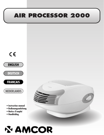 Amcor AIR PROCESSOR 2000 Instruction manual | Manualzz