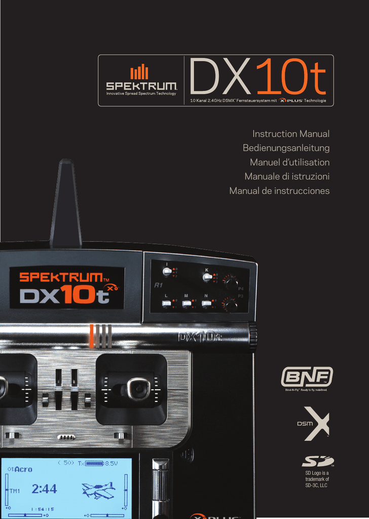 Spektrum DSM2 Satellitenempfänger SPM9645 ORIGINAL