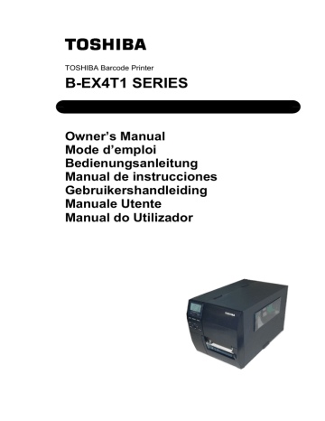 Toshiba B-EX4T1 Printer User Manual | Manualzz