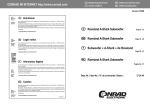 Raveland Boom 80 MkII Operating Instructions Manual