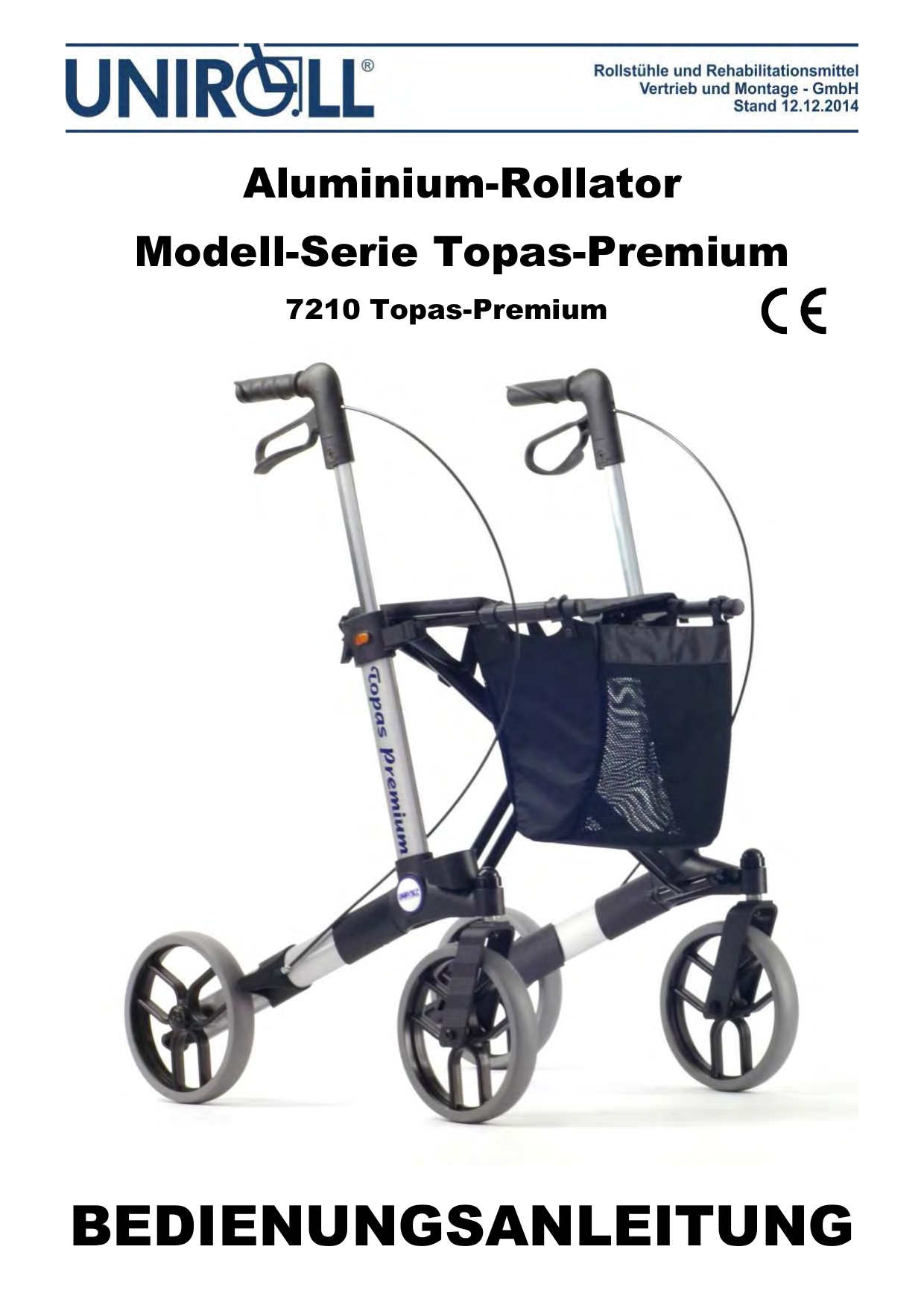 Bedienungsanleitung Modell Serie 7210 Topas Premium Manualzz