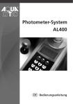 Photometer-System AL400 Bedienungsanleitung