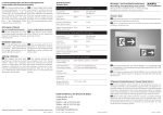 Kaufel Emergency Exit Luminaire L Instructions