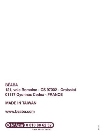 Beaba 121 Voie Romaine Cs Manualzz