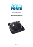 Sonnenkollektor SC606 Bedienungsanleitung