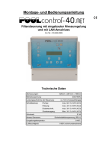 Montage- und Bedienungsanleitung POOLcontrol 40.net