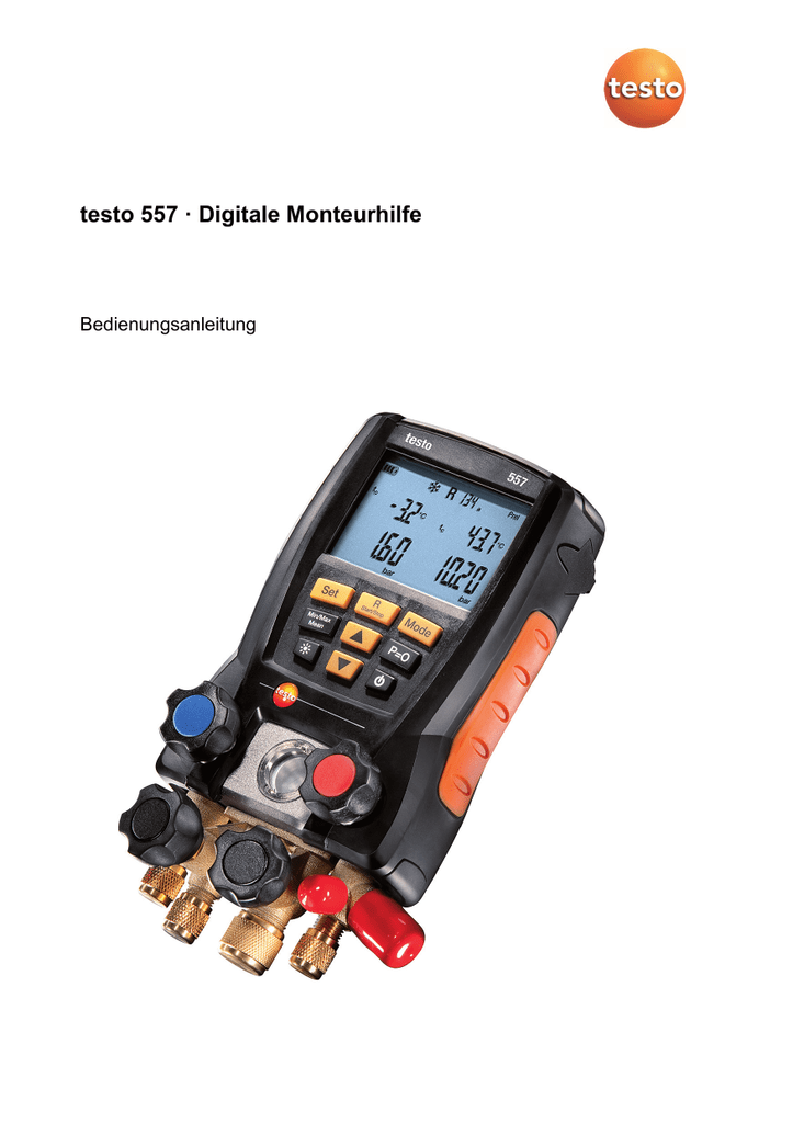0613 5505 Testo Zangenf/ühler f/ür Messungen an Rohren