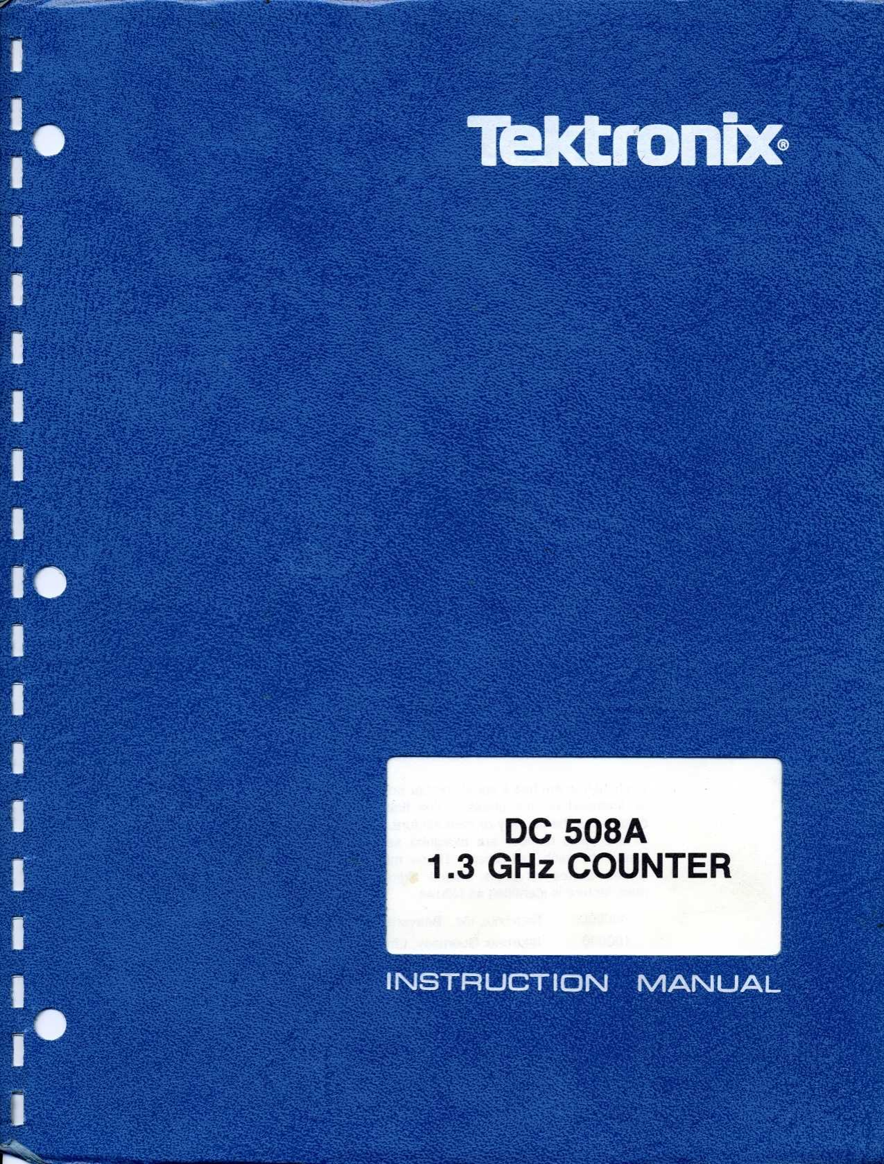 I Dc 508a 1 3 Ghz Counter Manualzz