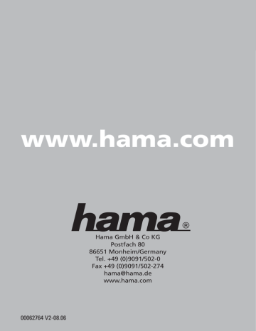 Hama 00062764 Wireless LAN USB 2.0 Stick 54 Mbps Bedienungsanleitung | Manualzz