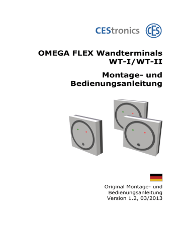 OMEGA FLEX Wandterminals WT-I/WT-II Montage | Manualzz