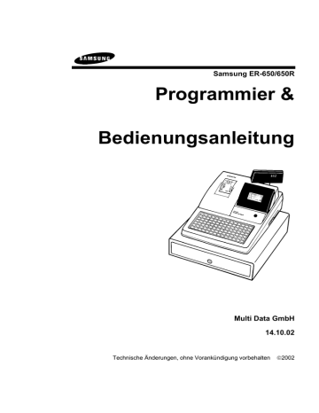 Samsung ER-650/650R Anleitung | Manualzz