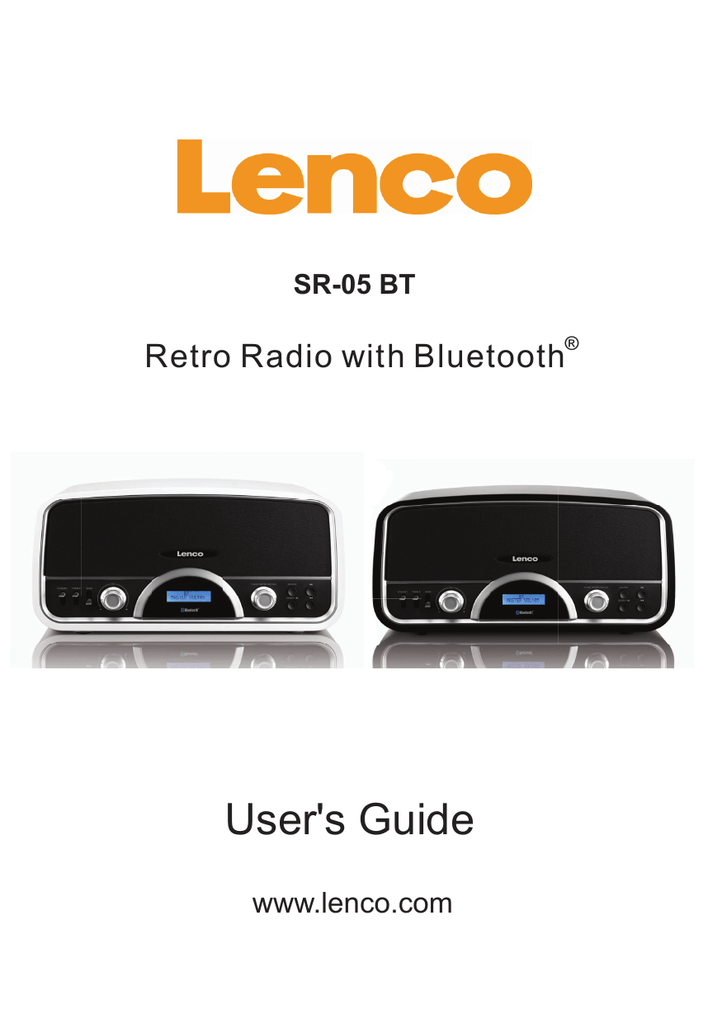 Lenco KCR-100 UKW Radio de Cocina con Bluetooth/® Blanco