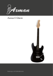Axman E-Gitarre Bedienungsanleitung
